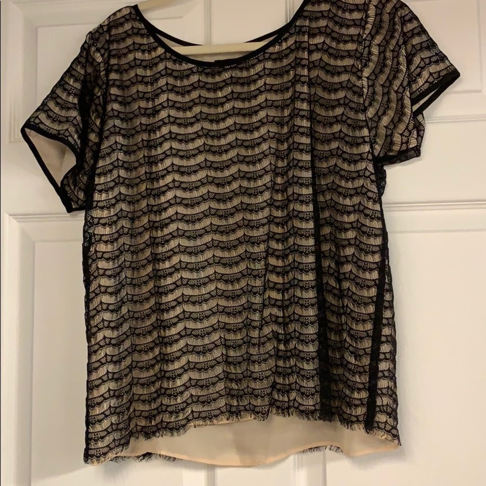 Layered Black Dress Top